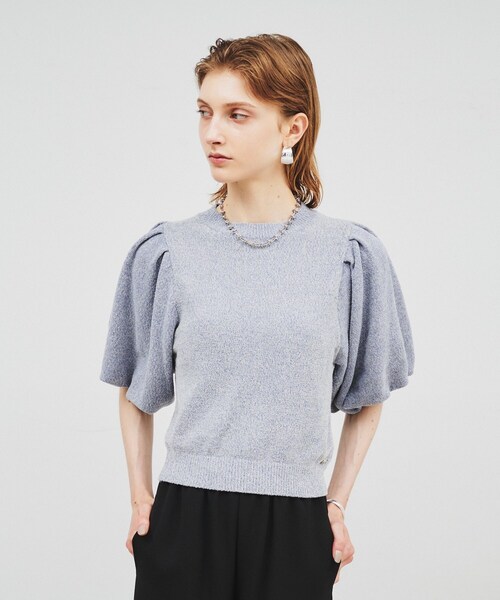 cloenc（クロエンス）の「◇【手洗い可】バルーンスリーブニットプル
