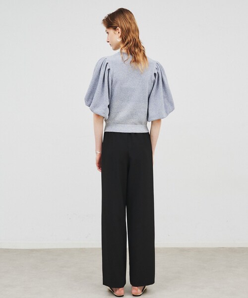 cloenc（クロエンス）の「◆【手洗い可】バルーンスリーブニットプルオーバー（ニット/セーター・レディース・ライトブルー/ブラック/ベージュ・02）」の15枚目の写真