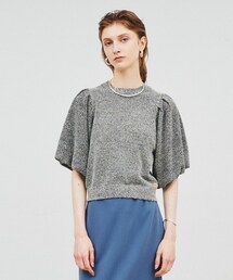 cloenc | バルーンスリーブフォルムプルオーバー(ニット/セーター)