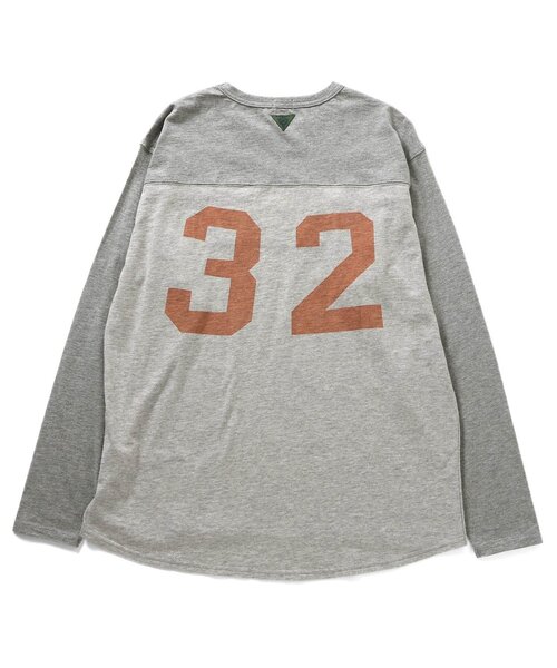 F.O.KIDS(エフオーキッズ)の「ナンバリングワッペンTシャツ(オトナ)(Tシャツ/カットソー・メンズ・グレー/レインボー・LARGE/MEDIUM)」の9枚目の写真
