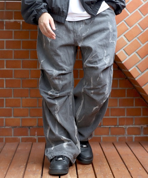 HELLO LUPO サスペンダー付きデニムパンツ 18-24M HELLO LUPO Lupo jeans navy blue 18-24m