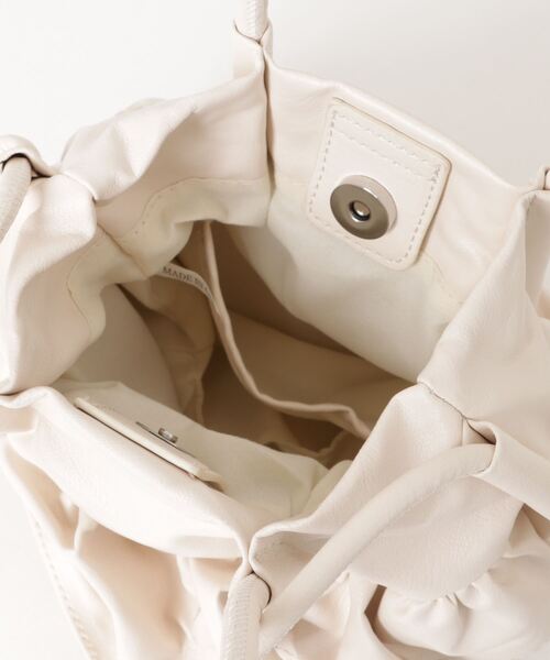 florist（フローリスト）の「2WAY韓国ファッションラッフルフリルレザーミニハンドバッグ/ショルダーバッグ（ハンドバッグ・レディース・ブラック/シルバー/オフホワイト/グリーン・FREE）」の22枚目の写真