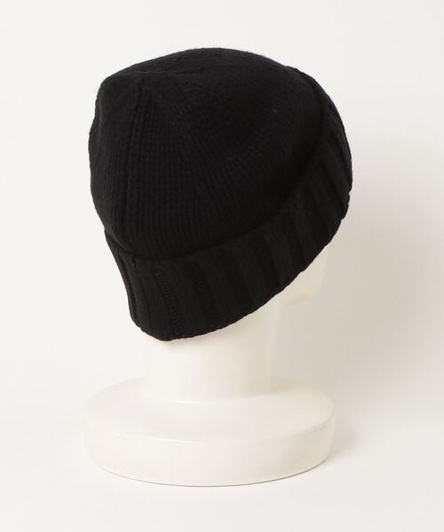 STONE ISLAND(ストーンアイランド)の「WOOL KNIT CAP(ニットキャップ/ビーニー・メンズ・ブラック・ONE SIZE)」の3枚目の写真