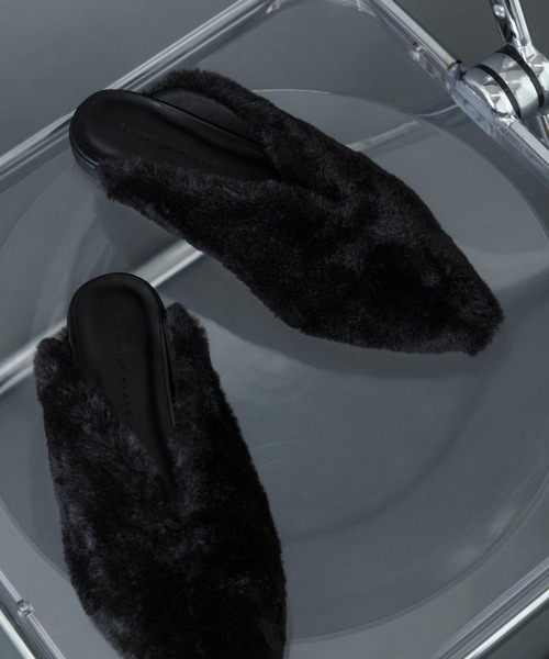 SENSE OF PLACE by URBAN RESEARCH（センスオブプレイスバイアーバンリサーチ）の「ポインテッドファーミュール（その他シューズ・レディース・ブラック/キャメル・SMALL/MEDIUM/LARGE）」の22枚目の写真