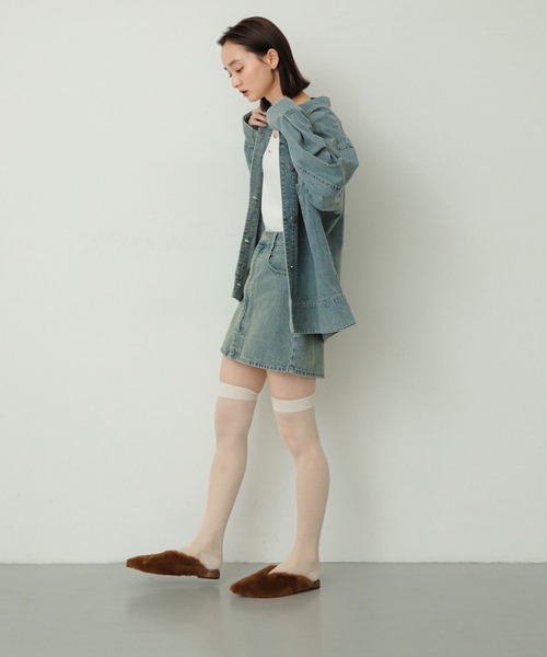 SENSE OF PLACE by URBAN RESEARCH（センスオブプレイスバイアーバンリサーチ）の「ポインテッドファーミュール（その他シューズ・レディース・ブラック/キャメル・SMALL/MEDIUM/LARGE）」の7枚目の写真