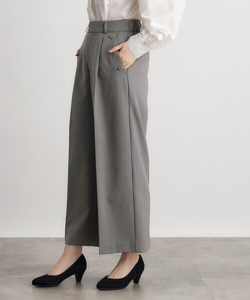 grove(グローブ)の「◆2WAYストレッチワイドパンツ(その他パンツ・レディース・ベージュ/グレー/ブラック/ブラウン系その他・01/02/03/04/05)」の5枚目の写真