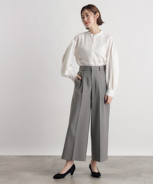 grove(グローブ)の「◆2WAYストレッチワイドパンツ(その他パンツ・レディース・ベージュ/グレー/ブラック/ブラウン系その他・01/02/03/04/05)」の6枚目の写真