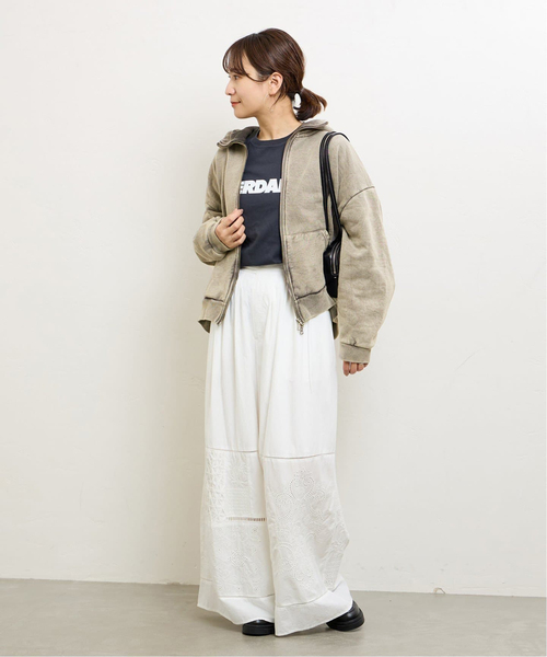 JOURNAL STANDARD（ジャーナルスタンダード）の「ピグメントスウェットパーカー（パーカー・レディース・ブラック系その他/ライトグレー・FREE）」の20枚目の写真