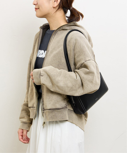 JOURNAL STANDARD（ジャーナルスタンダード）の「ピグメントスウェットパーカー（パーカー・レディース・ブラック系その他/ライトグレー・FREE）」の17枚目の写真