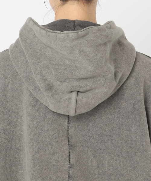 JOURNAL STANDARD（ジャーナルスタンダード）の「ピグメントスウェットパーカー（パーカー・レディース・ブラック系その他/ライトグレー・FREE）」の12枚目の写真