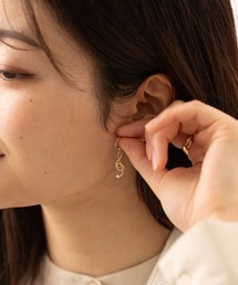 音符パールモチーフ ピアス【韓国製】