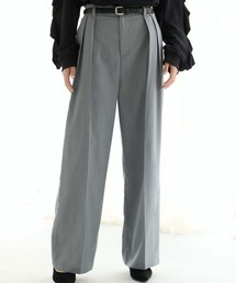 ツータックワイドパンツ