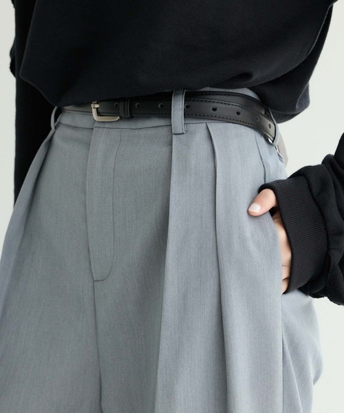 Edit Sheen（エディットシーン）の「ツータックワイドパンツ（その他パンツ・レディース・ブラウン/ブラック/グレー・L/M/S）」の9枚目の写真