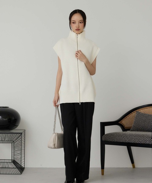 Edit Sheen（エディットシーン）の「ツータックワイドパンツ（その他パンツ・レディース・ブラウン/ブラック/グレー・L/M/S）」の6枚目の写真