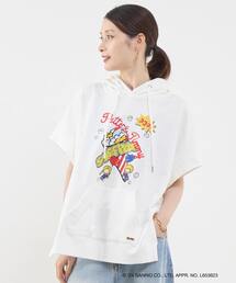 SOFFITTO | 【Soffitto×PATTY&JIMMY】コラボ ハーフスリーブフーディ(パーカー)