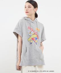 SOFFITTO（ソフィット）の「【Soffitto×PATTY&JIMMY】コラボ　ハーフスリーブフーディ（パーカー）」