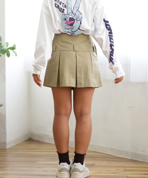 Dickies（ディッキーズ）の「Dickies/ディッキーズ プリーツスカート 80763900（スカート・レディース・ベージュ/チャコール/ブラック・S/M）」の18枚目の写真