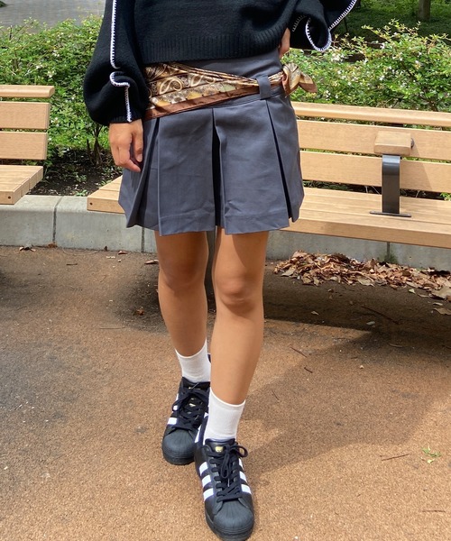 Dickies（ディッキーズ）の「Dickies/ディッキーズ プリーツスカート 80763900（スカート・レディース・ベージュ/チャコール/ブラック・S/M）」の10枚目の写真