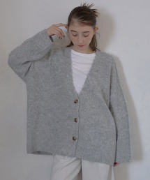 【MINERTE】alpaca yarn knit cardigan / アルパカヤーンカーディガン