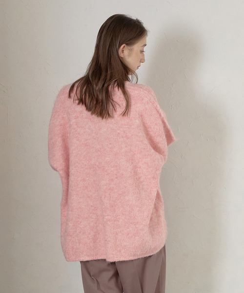 MINERTE】alpaca yarn knit cardigan / アルパカヤーン