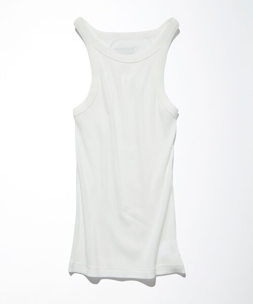 CAHLUMN（カウラム）の「CAHLUMN/カウラム American Sleeve A-SHIRT/アメリカン スリーブ タンクトップ（タンクトップ・メンズ・ホワイト・MEDIUM/SMALL）」の3枚目の写真