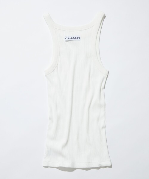 CAHLUMN（カウラム）の「CAHLUMN/カウラム American Sleeve A-SHIRT/アメリカン スリーブ タンクトップ（タンクトップ・メンズ・ホワイト・MEDIUM/SMALL）」の6枚目の写真
