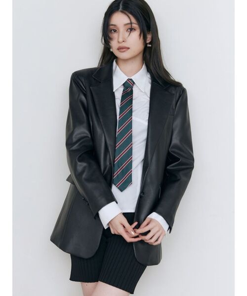 MURUA(ムルーア)の「ニットバイカーパンツ(その他パンツ・レディース・グレー/ブラック・FREE)」の7枚目の写真
