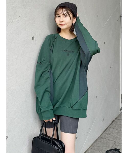 MURUA(ムルーア)の「ニットバイカーパンツ(その他パンツ・レディース・グレー/ブラック・FREE)」の13枚目の写真
