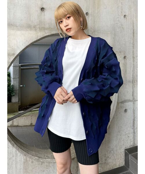 MURUA(ムルーア)の「ニットバイカーパンツ(その他パンツ・レディース・グレー/ブラック・FREE)」の16枚目の写真