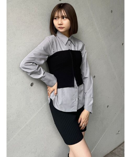 MURUA(ムルーア)の「ニットバイカーパンツ(その他パンツ・レディース・グレー/ブラック・FREE)」の18枚目の写真