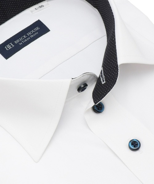 透け防止 形態安定ノーアイロン ワイド 長袖ビジネスワイシャツ（ビジネスシャツ）｜TOKYO SHIRTS（トウキョウシャツ）