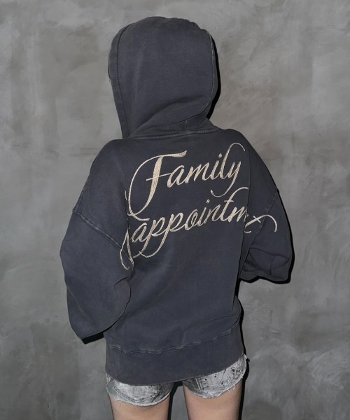 SCULPTORパーカー バットシードウォッシュドフーディージップアップ SCULPTOR（スカルプター）の「Bad Seed Washed Hoodie Zip-Up/バット
