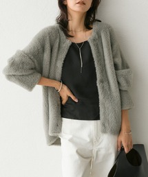 RIVE DROITE | 【着映え◎】ダブルフェイスシャギーカーデ(カーディガン/ボレロ)