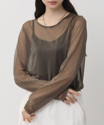 NOGLE | 【NOGLE/ノグル】マグネティックラメシアートップス(Tシャツ/カットソー)