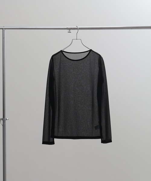 NOGLE(ノグル)の「【NOGLE/ノグル】アソートシアートップス(Tシャツ/カットソー・レディース・グレイッシュベージュ/アイボリー/ブルーグレー/ブラック/ブラウン/アイボリー系/ブラウン系・FREE)」の19枚目の写真
