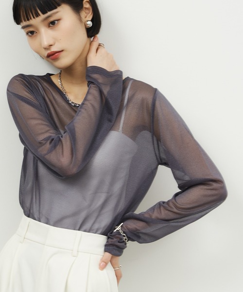 NOGLE/ノグル】アソートシアートップス（Tシャツ/カットソー