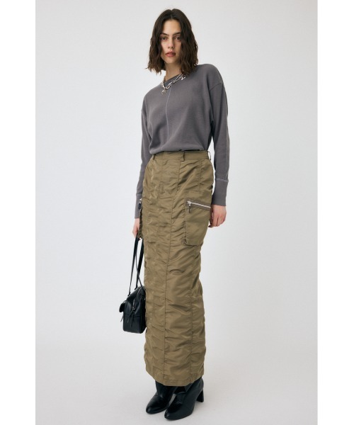 MOUSSY（マウジー）の「THERMAL ロングスリーブトップス（Tシャツ/カットソー・レディース・オフホワイト/ダークグレー/ピンク系その他・FREE）」の6枚目の写真