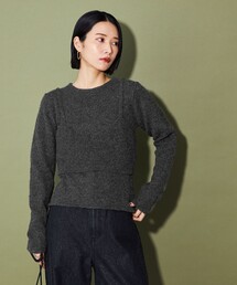 CITEN | ＜CITEN＞キャミレイヤードニット(ニット/セーター)