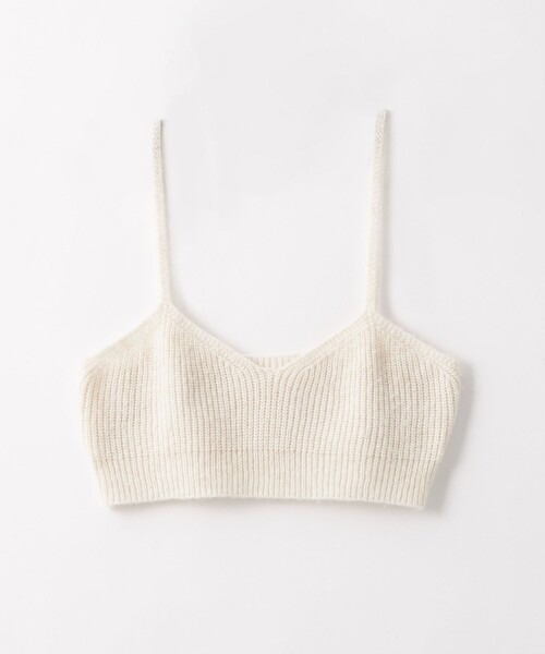 CITEN（シテン）の「＜CITEN＞キャミレイヤードニット（ニット/セーター・レディース・オフホワイト/ダークグレー/ライトブルー・FREE）」の7枚目の写真