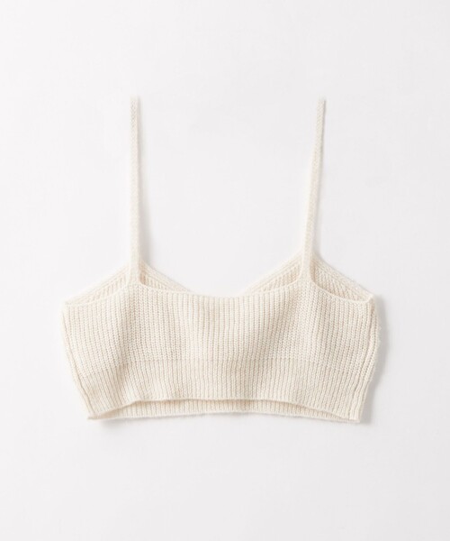 CITEN（シテン）の「＜CITEN＞キャミレイヤードニット（ニット/セーター・レディース・オフホワイト/ダークグレー/ライトブルー・FREE）」の8枚目の写真