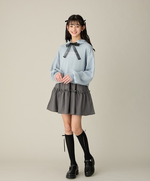 ティアードスカート（インパン付き）（130㎝～160㎝）（スカート