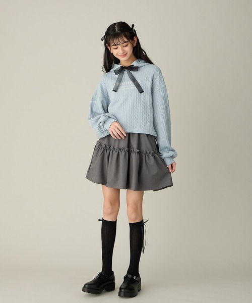 ティアードスカート（インパン付き）（130㎝～160㎝）（スカート