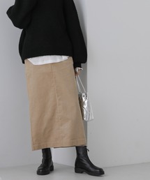 【ZOZO限定】14Wコーデュロイローライズタイトスカート