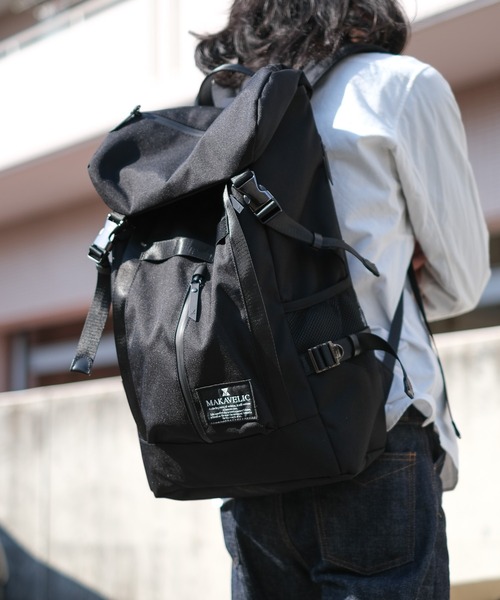 MAKAVELIC(マキャベリック)の「【MAKAVELIC】DOUBLE LINE2 BACKPACK(バックパック/リュック・メンズ・ブラック・FREE)」の2枚目の写真