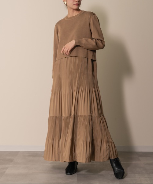 ponyo 様 セルフォード バックティアードワンピース リボン 36(S) ponyo 様 セルフォード バックティアードワンピース リボン 36(S