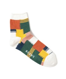 BEAMS | パッチワーク クォーター ソックス(ソックス/靴下)