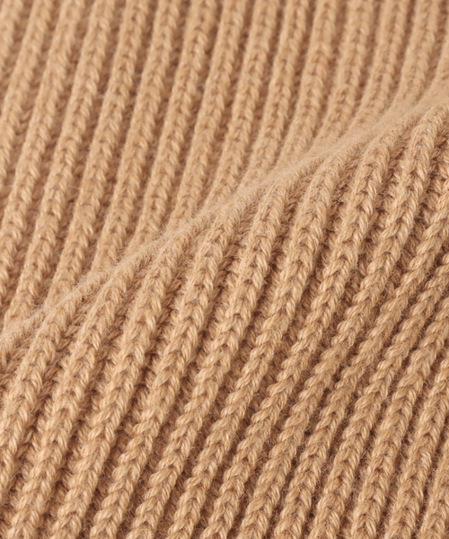 JOURNAL STANDARD（ジャーナルスタンダード）の「UNDYED / アンダイド リブストール（ストール/ショール・メンズ・ブラウン/アイボリー・FREE）」の4枚目の写真