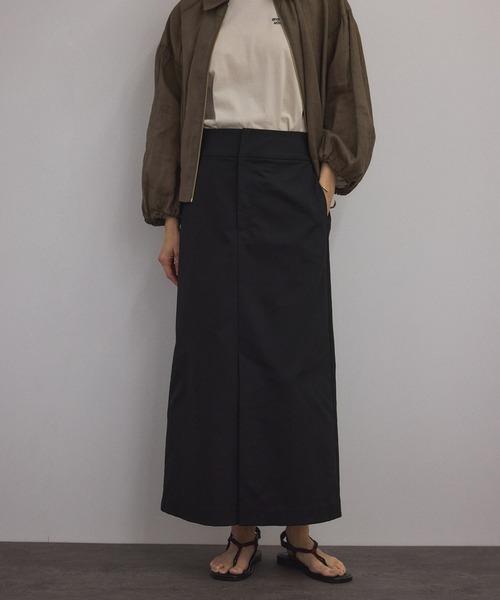 セール】ハイウエストナロースタイルアップスカート（スカート