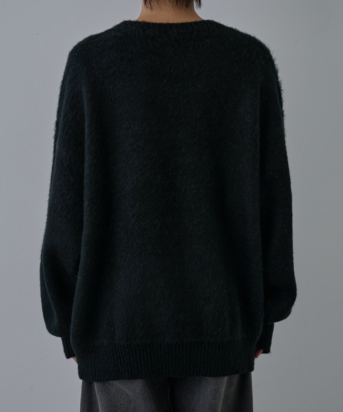 COLONY 2139（コロニートゥーワンスリーナイン）の「モヘアライクハンドライティングニット（ニット/セーター・メンズ・ブラック/グレー・MEDIUM/LARGE）」の15枚目の写真