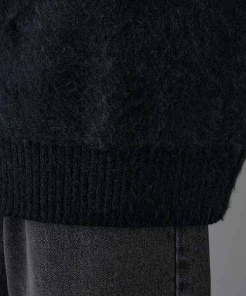 COLONY 2139（コロニートゥーワンスリーナイン）の「モヘアライクハンドライティングニット（ニット/セーター・メンズ・ブラック/グレー・MEDIUM/LARGE）」の18枚目の写真